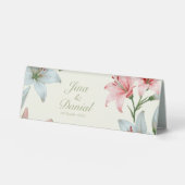 Plaque De Table Bloom Azure (Recto)