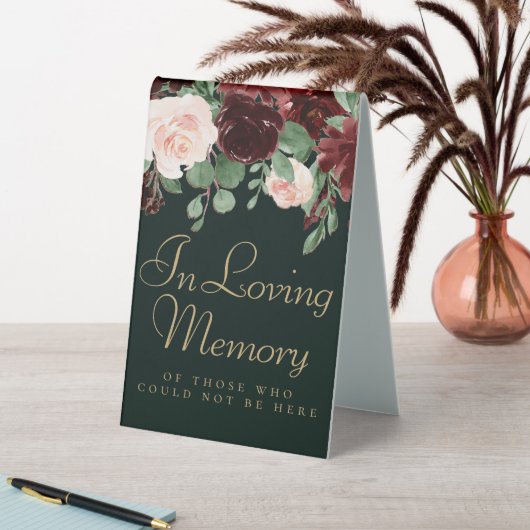 Plaque De Table Bloom rustique | Mémorial rouge de Terracotta et M (En SItu (Tableau))