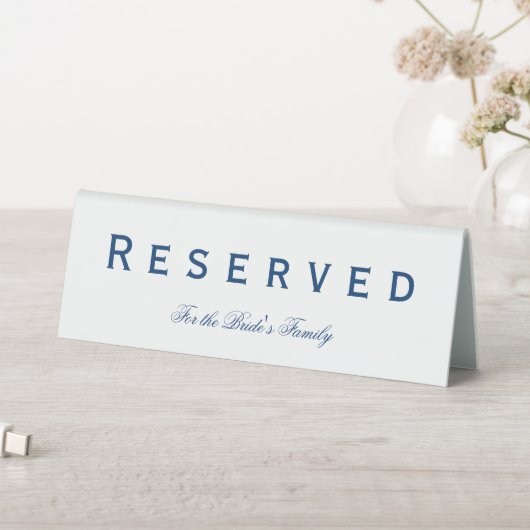 Plaque De Table Blue and White Wedding (En SItu (Tableau))