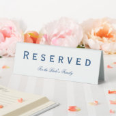 Plaque De Table Blue and White Wedding (In SItu (Mariage))