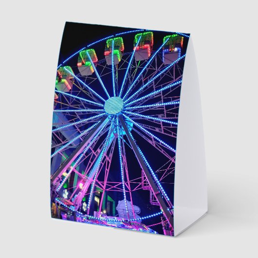 Plaque De Table Blue Ferris wheel (Recto)