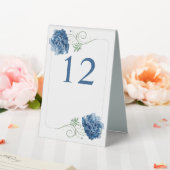 Plaque De Table Blue Hydrangea Custom (In SItu (Mariage))