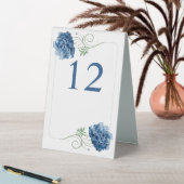 Plaque De Table Blue Hydrangea Custom (En SItu (Tableau))