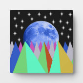 Plaque de table Blue Moon avec Easel (Devant)