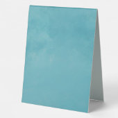 Plaque De Table Blue Ocean Wedding Party Numéro de table (Verso)