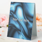 Plaque De Table Blue Silk wave (In SItu (Mariage))