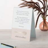 Plaque De Table Blush & Gold Whisk | Sécurité des vidages de boula (En SItu (Tableau))