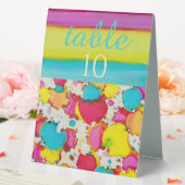 Plaque De Table BM Bat Bar Mitzvah Confetti coloré (In SItu (Mariage))