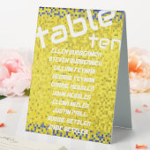 Plaque De Table BM Bat Bar Mitzvah Jeu sur (In SItu (Mariage))