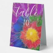 Plaque De Table BM Bat Bar Mitzvah Table Tente Panneau Encres colo (Verso)