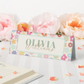 Plaque De Table Boho 70's Retro Daisy Flowers (In SItu (Mariage))