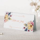 Plaque De Table Boho Floral pêche (En SItu (Tableau))