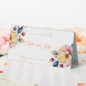 Plaque De Table Boho Floral pêche (In SItu (Mariage))