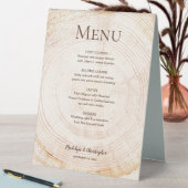 Plaque De Table Bois Arbre bague Personnalisable Mariage Menu repa (En SItu (Tableau))