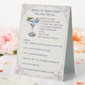 Plaque De Table Boisson Signature Cream : Brassin de mariage pétil (In SItu (Mariage))