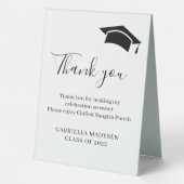 Plaque De Table Boisson sur mesure pour Merci simple (Verso)