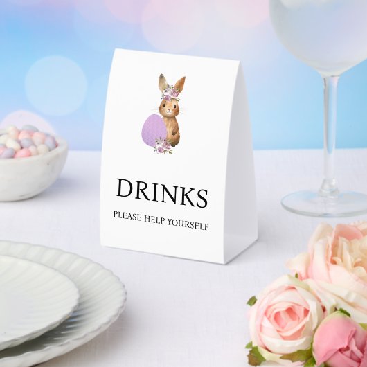 Plaque De Table Boissons de Pâques Baby Shower  (Insitu (mariage))