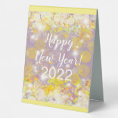 Plaque De Table Bonne année ! Panneau de la table de parti 2022 (Verso)