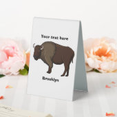 Plaque De Table Bonne illustration de bison américain (In SItu (Mariage))