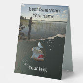 Plaque De Table Bonne pêche (Recto)