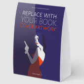 Plaque De Table Book Cover Artwork | Author Promotional (Arrière)