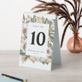 Plaque De Table Botanique blanche Bohême (En SItu (Tableau))