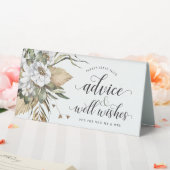 Plaque De Table Botanique blanche Bohême | Conseiller et désirs (In SItu (Mariage))