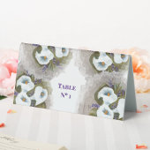 Plaque De Table Bouquet de lys d'aquarelle florale