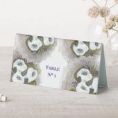 Plaque De Table Bouquet de lys d'aquarelle florale (En SItu (Tableau))