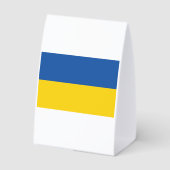 Plaque De Table Bouton du drapeau de l'Ukraine (Verso)