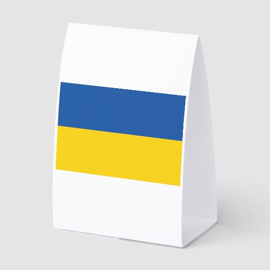 Plaque De Table Bouton du drapeau de l'Ukraine (Recto)