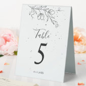Plaque De Table Branche à fleurs stylisée et gouttes de table à en (In SItu (Mariage))