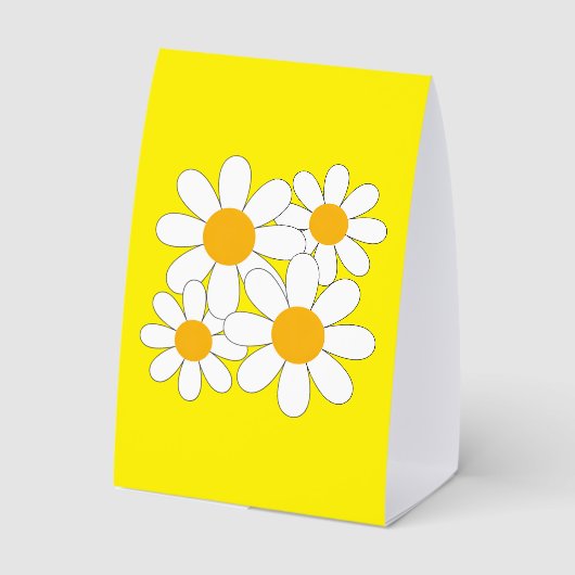 Plaque De Table Bright and Bold Daisy (Verso)