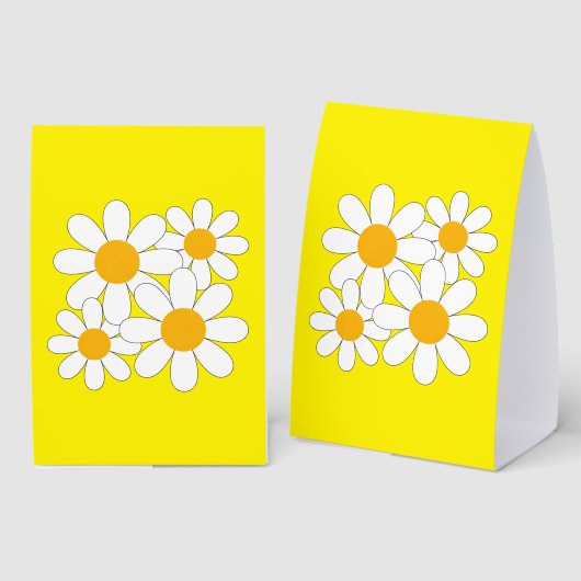 Plaque De Table Bright and Bold Daisy (Recto/verso)