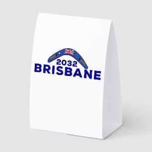 Plaque De Table Brisbane Queensland Australie