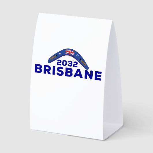 Plaque De Table Brisbane Queensland Australie (Recto)