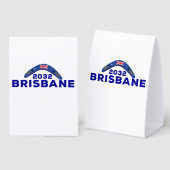 Plaque De Table Brisbane Queensland Australie (Recto/verso)