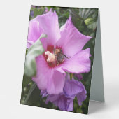 Plaque De Table Bumblebebe sur la fleur d'Hibiscus (Recto)