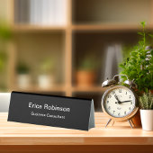 Plaque De Table Bureau de consultante professionnelle Nom de la pl