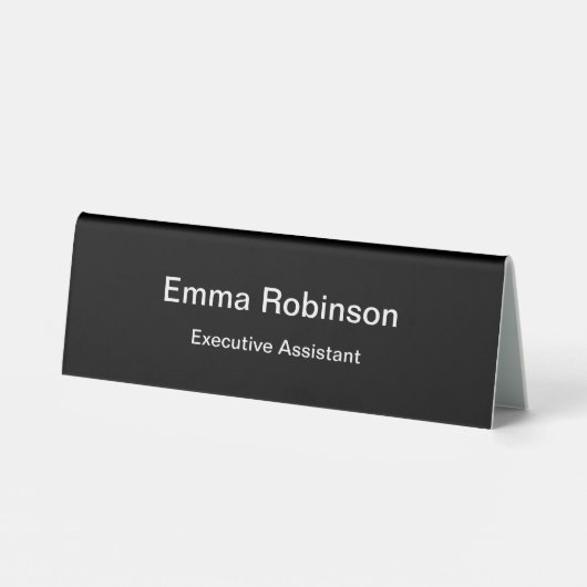 Plaque De Table Bureau de l'adjoint de la direction professionnell (Verso)