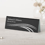 Plaque De Table Bureau de procureur moderne élégant Nom Plaque Mod (En SItu (Tableau))