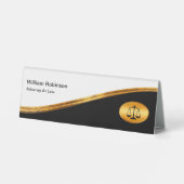 Plaque De Table Bureau du Procureur général Nom de la table Pannea (Verso)