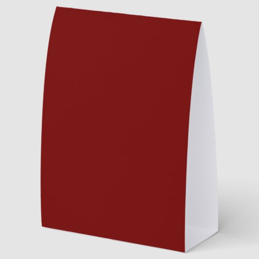 Plaque De Table Burgundy Crest Wedding Custom Initials (Arrière)