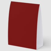 Plaque De Table Burgundy Crest Wedding Welcome, Custom Initials (Arrière)