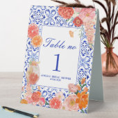 Plaque De Table Ça plus une douche de nage méditerranéenne orange (En SItu (Tableau))