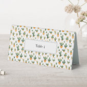 Plaque De Table Cactus pointillés sur blanc (En SItu (Tableau))