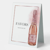 Plaque De Table Cadeaux de fête de mariage Rose Gold (Recto)