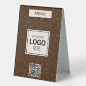 Plaque De Table Café customisé, boissons et Thé Menu (Recto)