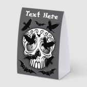 Plaque De Table Calaveras décoratives Halloween (Recto)