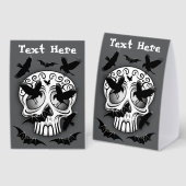 Plaque De Table Calaveras décoratives Halloween (Recto/verso)